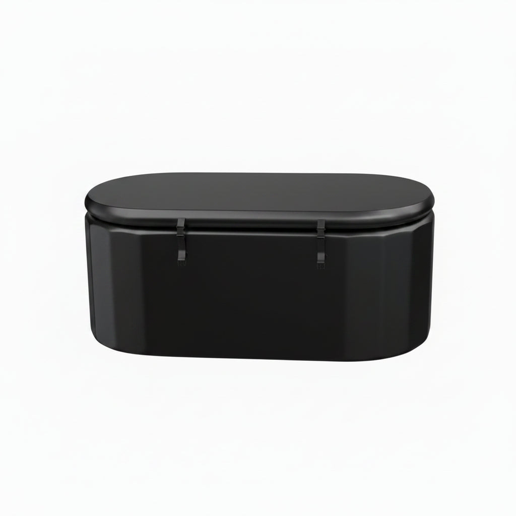 Inflatable Cold Plunge Tub - XL, Black - 150 Gallon Ice Bath - Chiller Compatible – Inflatable